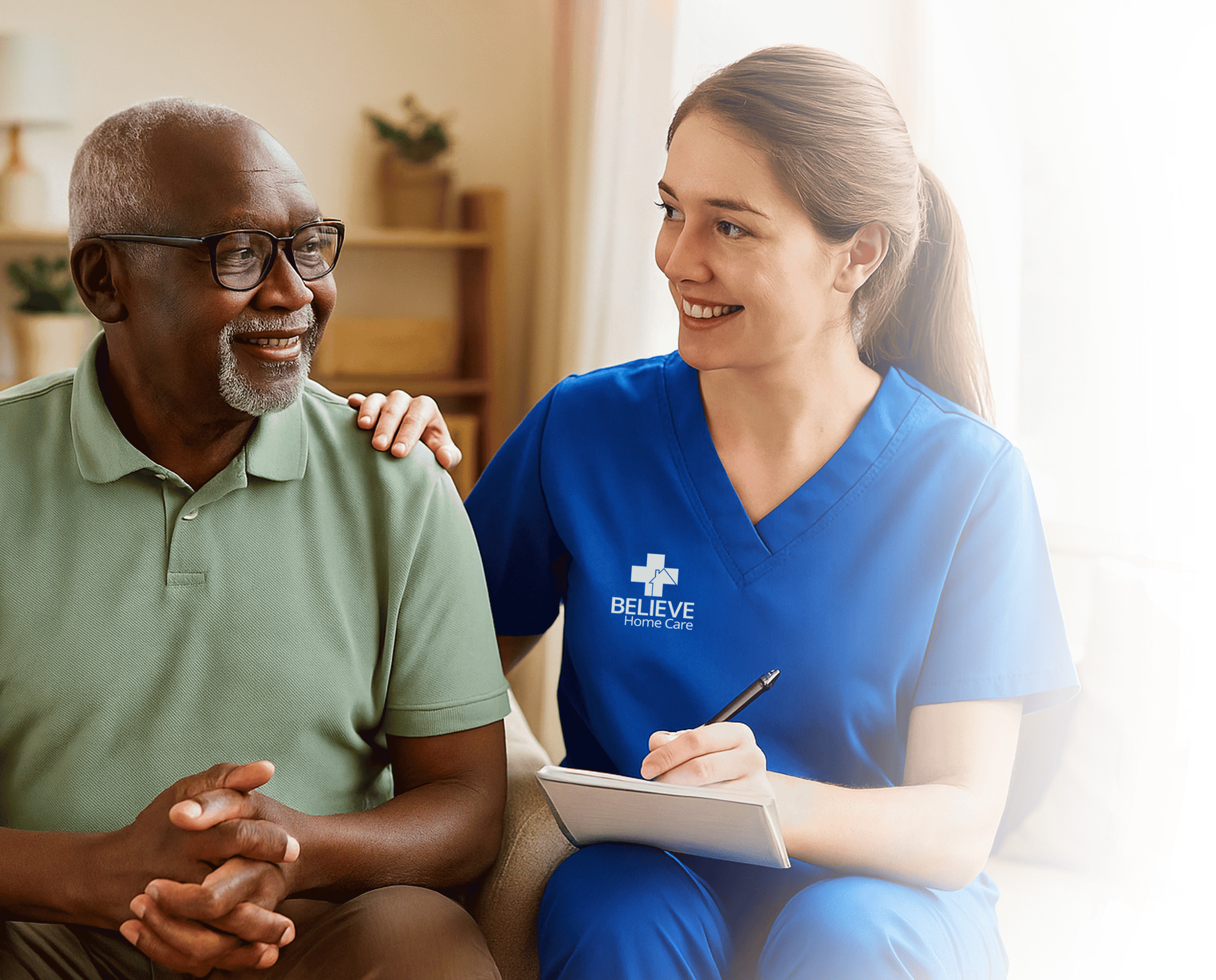 Compassionate Alzheimer's and dementia care for seniors at home by Believe Home Care in Bucks County, PA